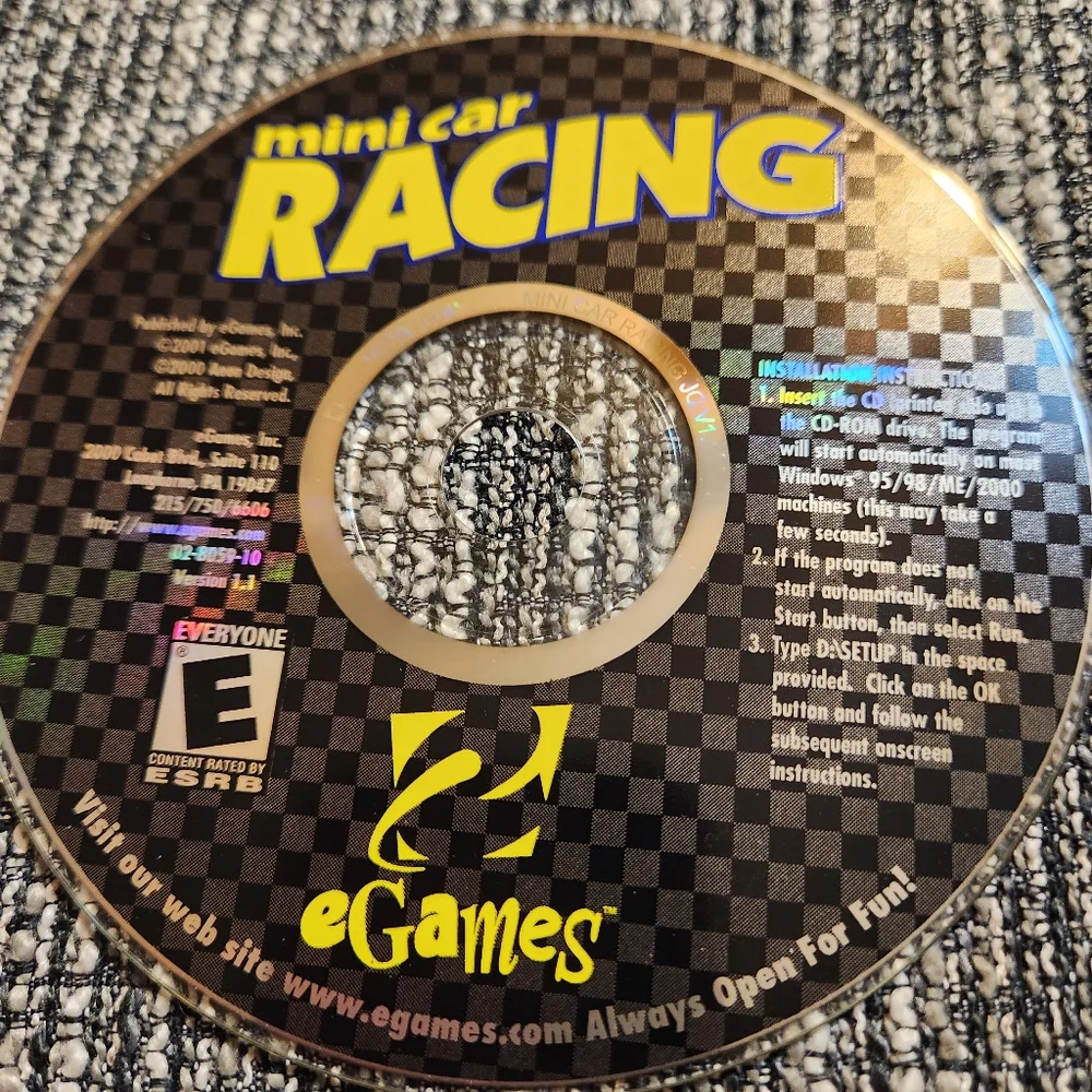 Mini Car Racing PC Game CD
